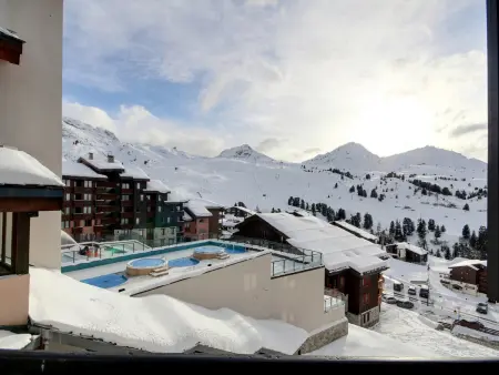 Grand studio cabine sud avec balcon - 4 pers, Appartement 4 personnes à Belle Plagne - Photo 4