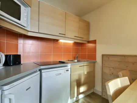 Grand studio cabine sud avec balcon - 4 pers, Appartement 4 personnes à Belle Plagne - Photo 5