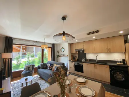 Charmant T3 Neuf, Skibus Gratuit, Terrasse, 2 Places Privées, WIFI - Samoëns - Photo 3