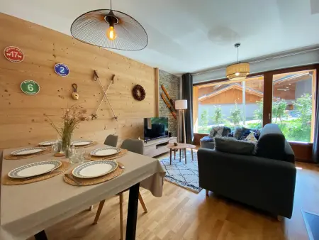 Charmant T3 Neuf, Skibus Gratuit, Terrasse, 2 Places Privées, WIFI - Samoëns - Photo 5