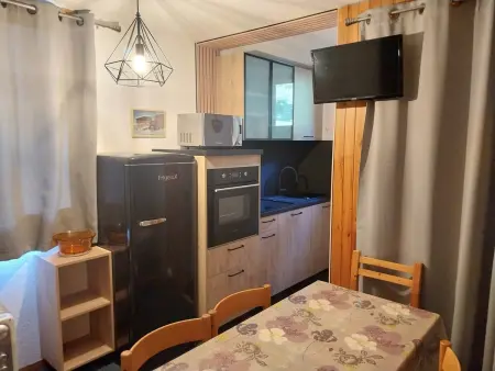 Studio fonctionnel avec terrasse plein sud, proche du centre, 4/5 pers., à Montchavin - Photo 6