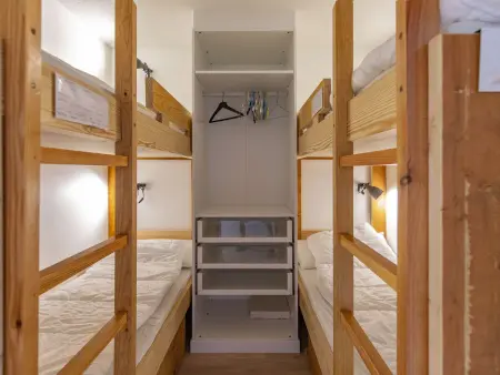 Studio cabine 6 pers, pistes à proximité, balcon, cave à skis, cuisine équipée - Photo 6