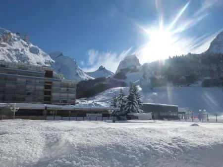Studio cabine 6 pers, pistes à proximité, balcon, cave à skis, cuisine équipée - Photo 9