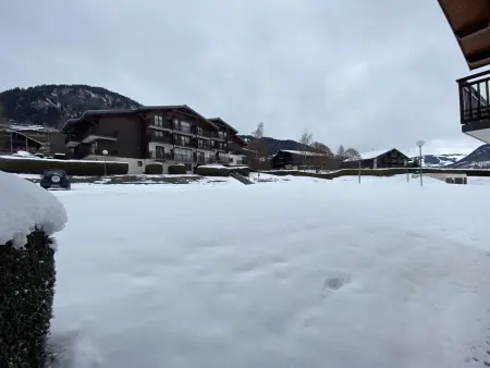 Studio Cabine au Calme avec Terrasse à Praz-sur-Arly - 4 Personnes, Parking et Casier à Ski - Photo 11