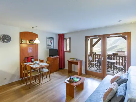 Studio cabine 4 pers avec terrasse, piscine couverte et salle de fitness, proche pistes et remontées - Photo 1