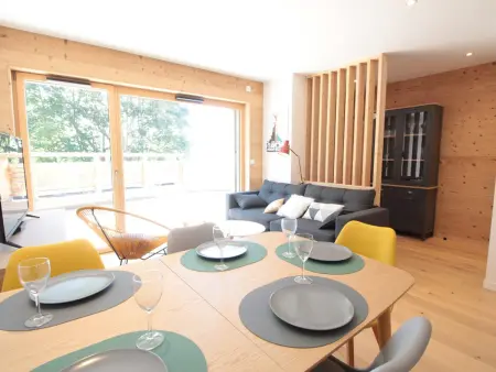 Appartement ski aux pieds, 3 pièces, 6 pers, terrasse sud, près des Carroz - Photo 1