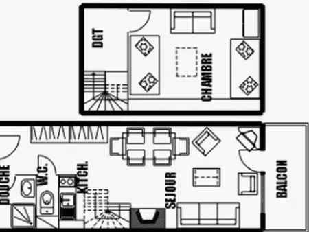 Duplex moderne 3 pièces proche des pistes, 8 pers. - Photo 16