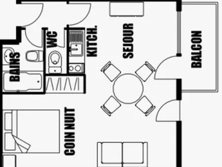 Studio pour 6 pers avec sdd rénovée et parking, sur les pistes - Photo 6