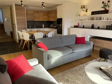 Appartement Alpin Chaleureux avec Sauna et Parking à La Rosière - Photo 3