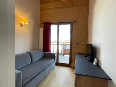 Appartement Alpin Chaleureux avec Sauna et Parking à La Rosière - Photo 9