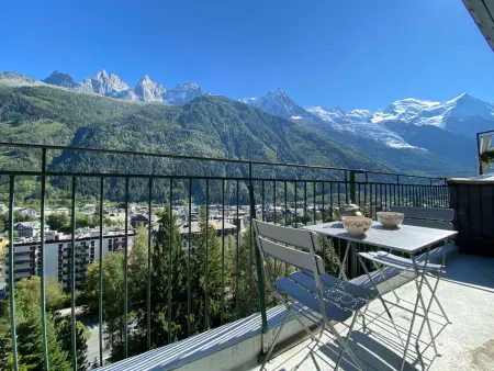 Superbe appartement Chamonix pour 4, balcon, vue Mont Blanc - Photo 3