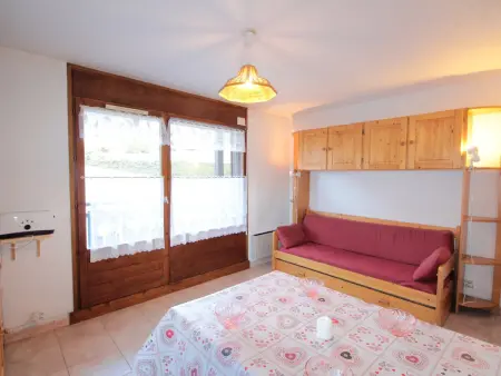 Studio central village aux Carroz, animaux admis, 5 pers - Photo 1