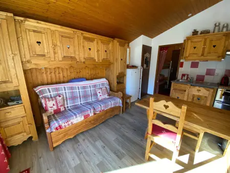 Studio 4 pers. sur les pistes avec balcon et parking - Photo 2