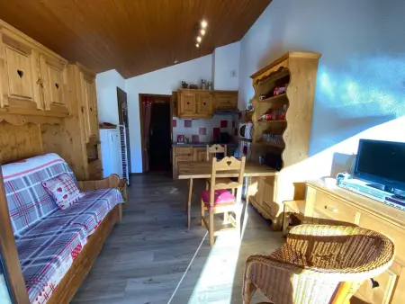 Studio 4 pers. sur les pistes avec balcon et parking - Photo 3