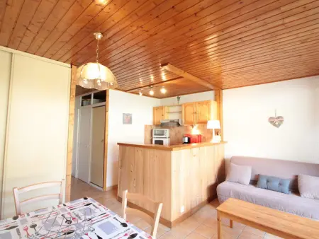 Studio 4 pers, centre village, 450m télécabine, balcon, casier à skis, animaux acceptés - Photo 2