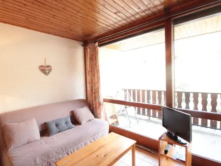 Studio 4 pers, centre village, 450m télécabine, balcon, casier à skis, animaux acceptés - Photo 4