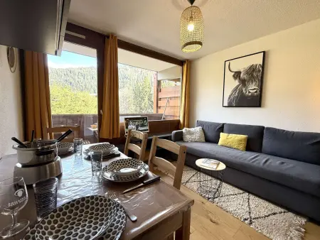 Charmant studio à Crest-Voland, 4 pers., proche pistes, balcon, parking privé - Photo 1