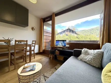 Charmant studio à Crest-Voland, 4 pers., proche pistes, balcon, parking privé - Photo 4