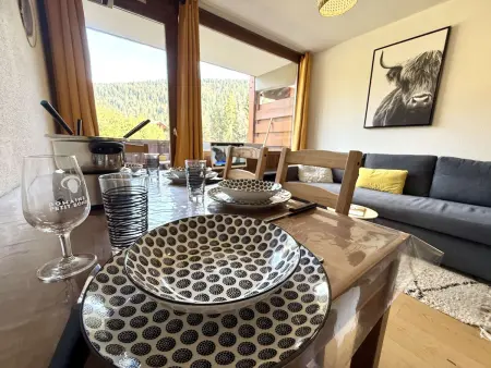 Charmant studio à Crest-Voland, 4 pers., proche pistes, balcon, parking privé - Photo 7