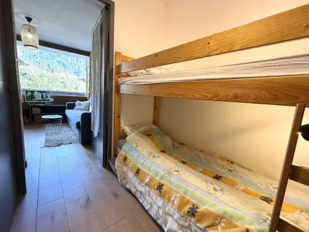 Charmant studio à Crest-Voland, 4 pers., proche pistes, balcon, parking privé - Photo 8