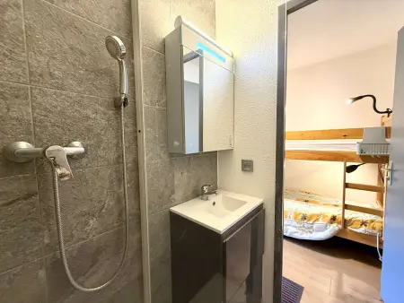 Charmant studio à Crest-Voland, 4 pers., proche pistes, balcon, parking privé - Photo 11