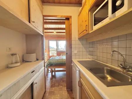 À deux pas des pistes : Appartement 2 pièces cabine à Crest-Voland – 4-6 pers. - Photo 9