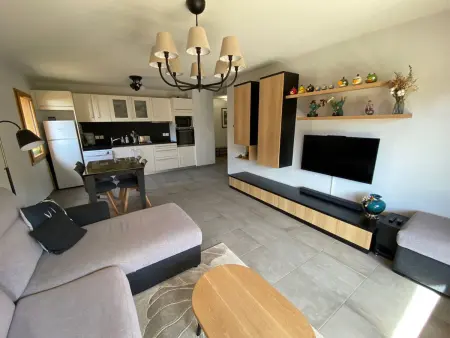 Charmant appart 2 ch + coin nuit, balcon sud, garage, près de La Clusaz et commerces, St Jean de Sixt - Photo 3
