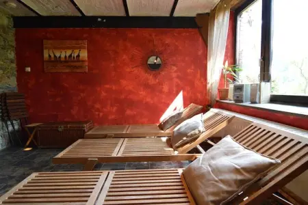 Au Pré Fleuri, Luxueux gîte à La Venne, sauna et hammam, près des Hautes-Fagnes - Photo 19