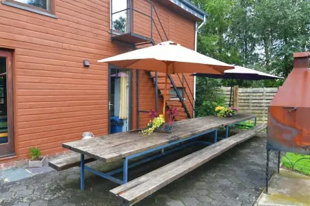 Dans les Champs, Chalet à Petite Langlire avec bain moussant - Photo 23