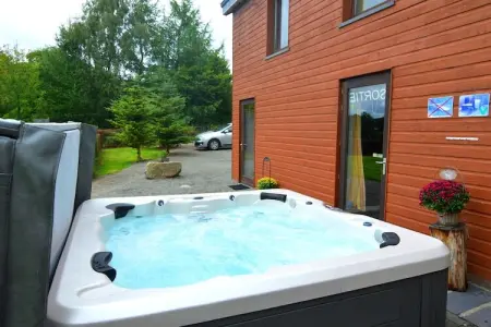 Dans les Champs, Chalet à Petite Langlire avec bain moussant - Photo 33