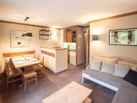 Appartement cosy 3 pièces avec balcon - 6 personnes, Valmorel - Photo 1
