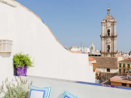 Penthouse lumineux centre Malaga, terrasse, climatisation, WIFI, animaux admis - Photo 1
