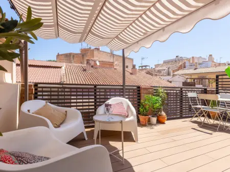 Penthouse lumineux avec terrasse, climatisation et WIFI, centre historique de Malaga - Photo 5
