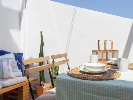Penthouse 2 chambres avec terrasse, clim et animaux admis au centre de Málaga - Photo 9