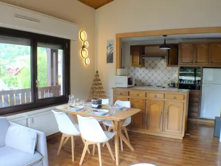 T2 avec mezzanine, balcon et parking à Samoëns - Pour télétravail - Photo 2