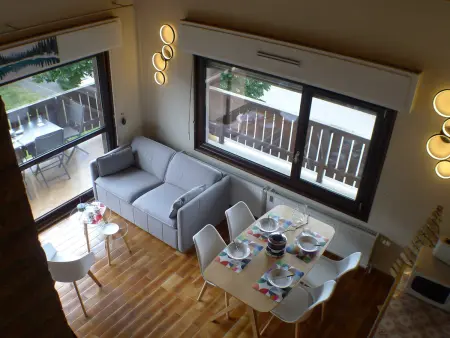 T2 avec mezzanine, balcon et parking à Samoëns - Pour télétravail - Photo 13