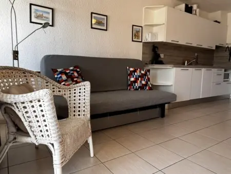Appartement T2 avec terrasse, piscine, parking - Le Barcarès - Photo 3