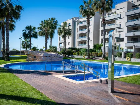 Appartement avec piscine à 250m de la plage, Appartement 4 personnes à Torredembarra - Photo 23