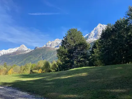 3 pièces cabine 5 pers, terrasse, parking, vue Mont-Blanc - Photo 9