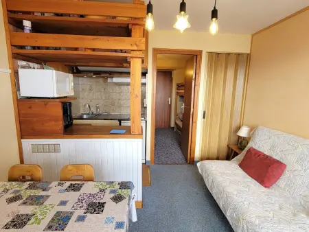 Studio 4 pers, balcon sud, parking, résidence calme - Photo 7