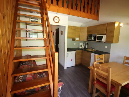 Studio mezzanine cabine 4 pers au pied des pistes, Auris en Oisans - Photo 2