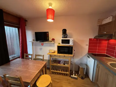 Studio cabine au pied des pistes, 3 couchages, parking - Photo 2