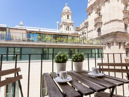 Appartement lumineux 2 chambres avec vue cathédrale à Málaga - Photo 1