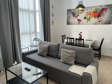 Appartement neuf au centre de Malaga, proche gare, plage et musées, calme et tout équipé avec WIFI - Photo 12