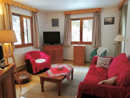 Appartement cosy pour 4 personnes avec piscine et sauna, proche centre et domaine skiable à Samoëns - Photo 4