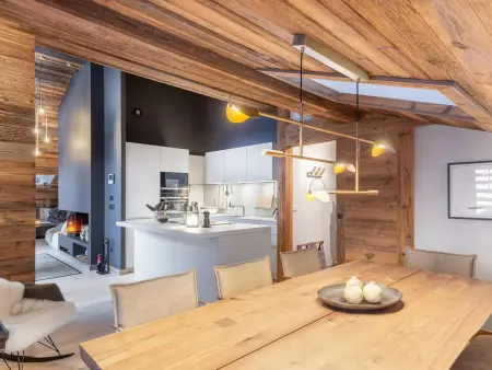 Duplex avec espace détente, piscine et 4 chambres à Megève - Photo 4