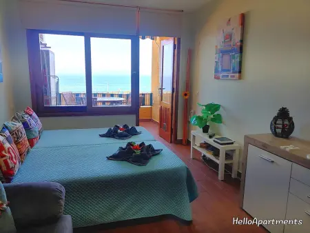 Confortable logement à Playa de La Arena avec balcon et piscine d'eau salée - Photo 4