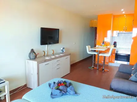 Confortable logement à Playa de La Arena avec balcon et piscine d'eau salée - Photo 8