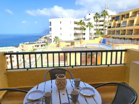 Confortable appartement avec piscine, vue mer et parking privé à Playa de la Arena - Photo 1