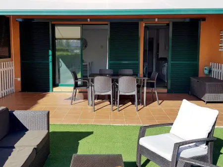Appartement RDC en 1ère ligne avec Jardin et Piscine à 100m de la Plage - Photo 8
